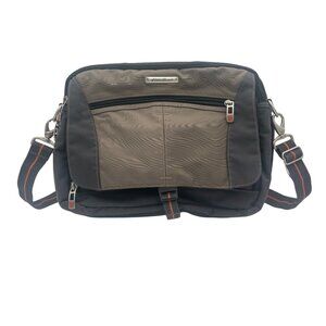 Eddie Bauer Messenger Bag Laptop Carrying Case Cable Handle Computer Carrier